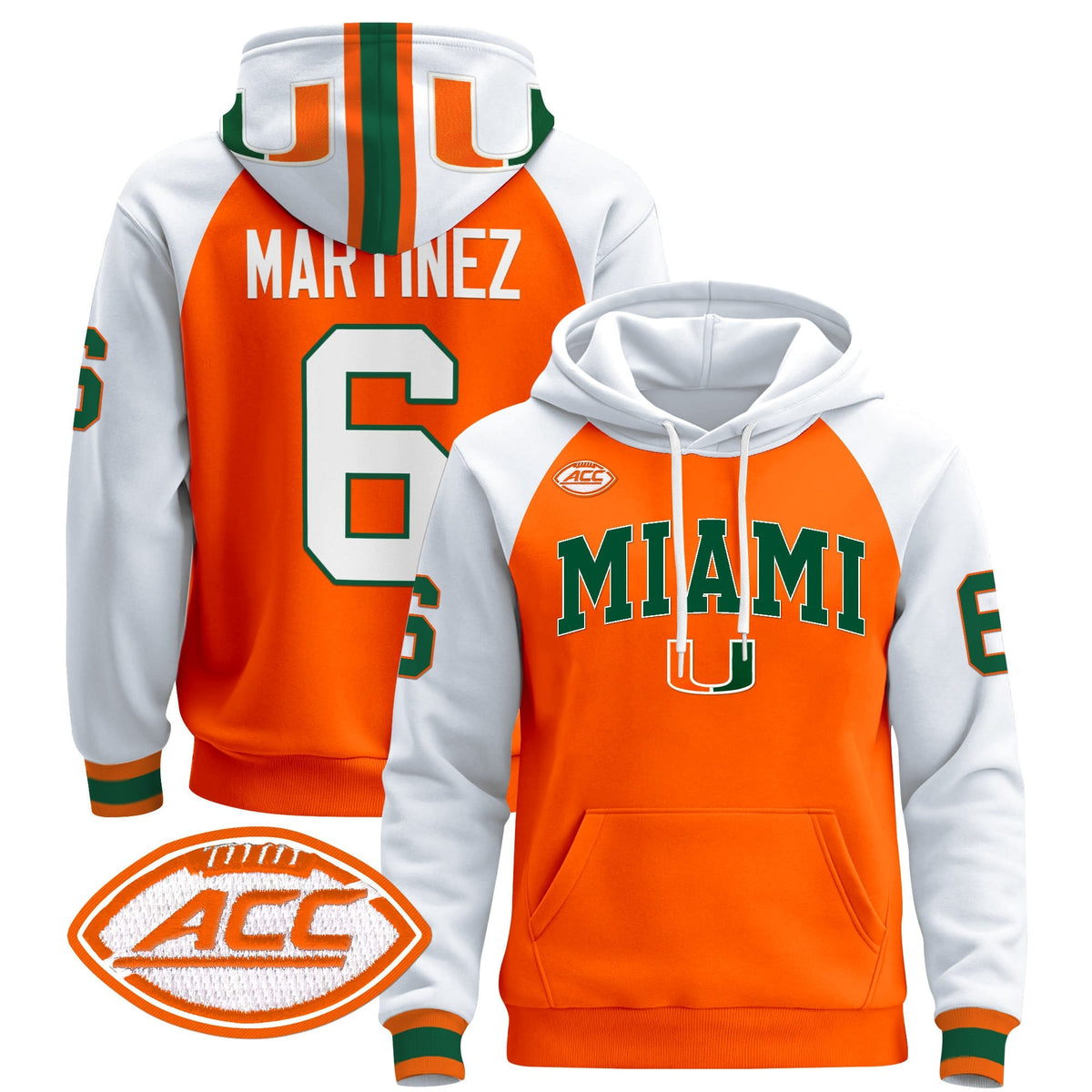 Miami Hurricanes 2024 Pullover Hoodie V2