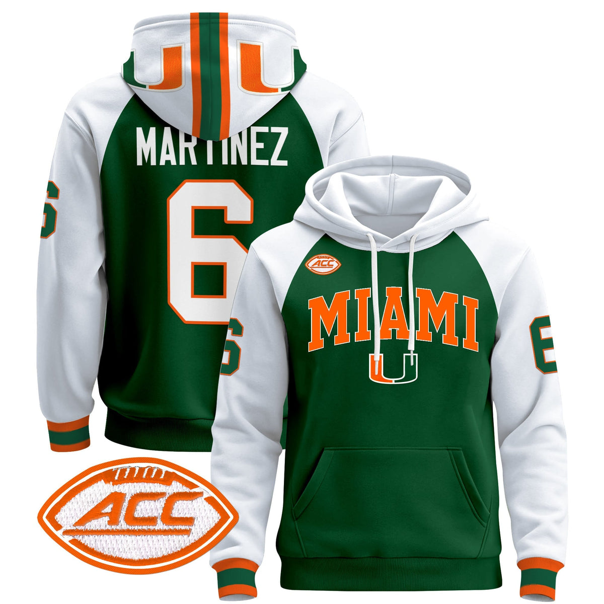 Miami Hurricanes 2024 Pullover Hoodie V2