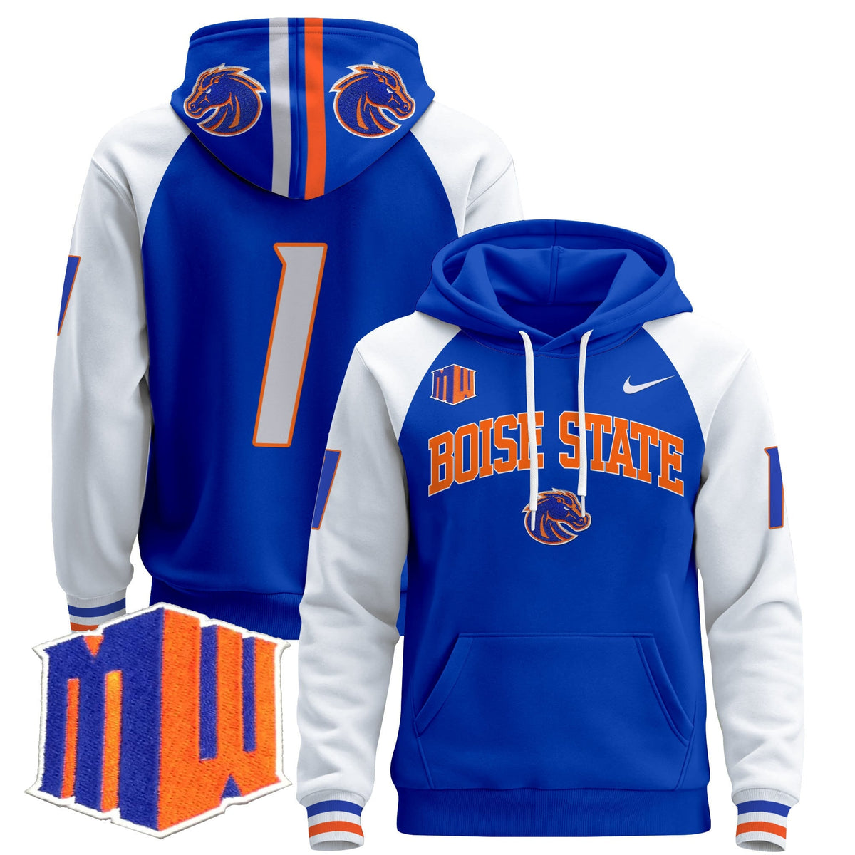 Boise State Broncos 2024 Pullover Hoodie V3