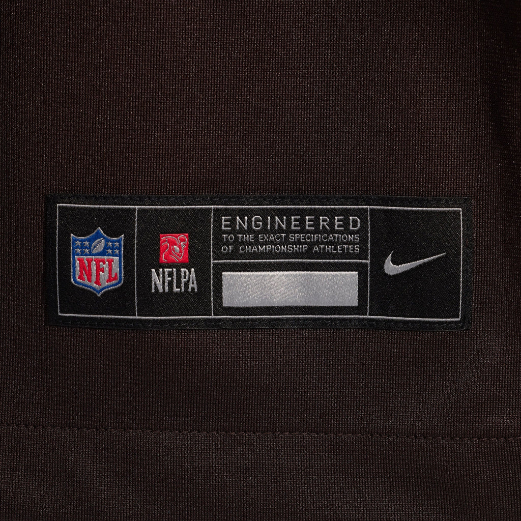 Men's Cleveland Browns Emmanuel Mcneil Warren Nike Brown Game Jersey